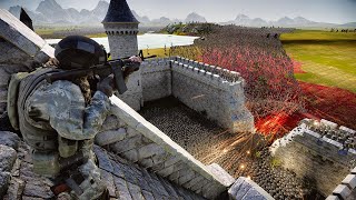 7700 Modern Soldiers Defend Fortress From 1 Million Zombies  UEBS 2 [upl. by Oria]