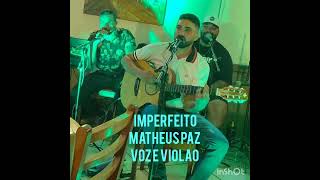 Imperfeito  Zezé Di Camargo e Luciano Cover Matheus Paz  Voz e Violão [upl. by Latsryc]