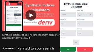 How To Calculate Your Profit And Loss On DerivSynthetic Indices Trading Derivcom Risk Calculator [upl. by Mckale876]