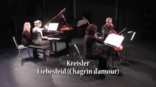 Kreisler  Liebesleid Chagrin damour par le Trio Boréade [upl. by Skyler288]