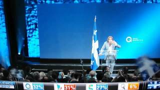 Attentat contre Pauline Marois à TVA full clip HD [upl. by Ycrem]