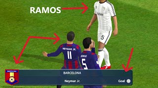 MSN Barcelona VS Real Madrid In Dls Football game [upl. by Harahs]