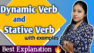 Dynamic Verb and Stative Verb  State Verb and Event Verb  Static Verb  Action Verb [upl. by Galliett]