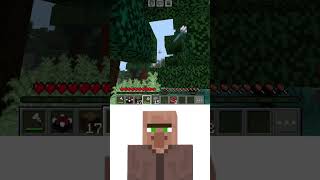 Magic Tree Minecraft villager oi oi oi meme shorts minecraft memes [upl. by Rheba]