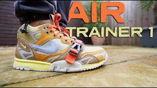 WHAT ARE THESE Nike Air Trainer 1 CORIANDER Review amp OnFoot [upl. by Kellby708]