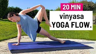 20 Min Full Body Yoga Flow  Vinyasa Ladder Yoga Flow For Improvers [upl. by Latyrc]