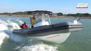 PRO MARINE MANTA 795  Essai moteurboatcom [upl. by Oiramal]