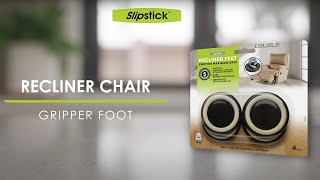 STOP FURNITURE MOVING amp PROTECT FLOORS Slipstick Recliner Grippers Universal Feet  Easy to Install [upl. by Azrim]