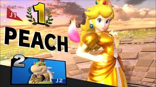 Peach vs Minibowser  Super Smash Bros Ultimate ELITE VIP [upl. by Ariahs]