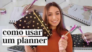 IDEIAS de COMO USAR um PLANNER  O que escrever no planner [upl. by Kumar]