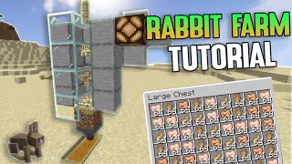 EASY Minecraft Rabbit Farm Escape Proof [upl. by Aitselec]