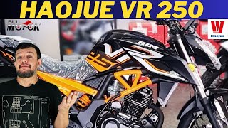 HAOJUE VR 250 me pegou de surpresa que moto é essa Billzinho Bora que te mostro agora boa pedida [upl. by Klingel10]