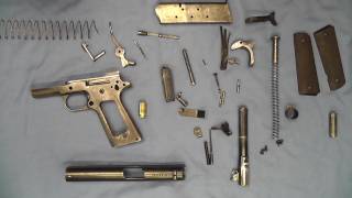 1911 Pistol No Tools Detail Strip [upl. by Ajnat]