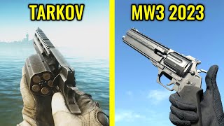 Escape from Tarkov vs COD MW3 2023  Weapons Comparison [upl. by Sinoda]