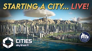 Building a New City in Cities Skylines 2  QampA LIVE [upl. by Jamille755]