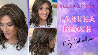 Belle Tress  LAGUNA BEACH NEW WIG STYLE  LOW DENSITY MID LENGTH WAVY  CITY COLLECTION [upl. by Ann]