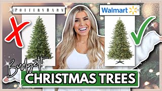 10 BEST Budget Christmas Trees from Walmart Nonsponsored Honest Christmas Tree Review [upl. by Lodie556]