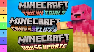 I Ranked Every Minecraft Update [upl. by Oniram]