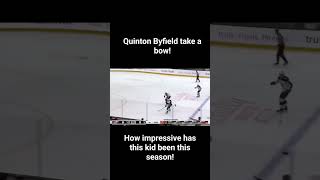 Quinton Byfield scores goal after great individual effort starting from his own end nhlhighlights [upl. by Selway866]