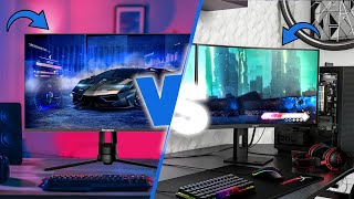 Curved vs Flat Monitors Which is Right for You 2023 [upl. by Nosloc]