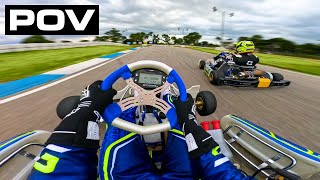 Lando Norris Helmet POV  LN Karts Australia [upl. by Yemrej]