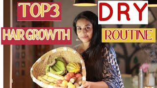 Top 3 Dry hair growth routine in my personal experience 🔥 [upl. by Frymire]