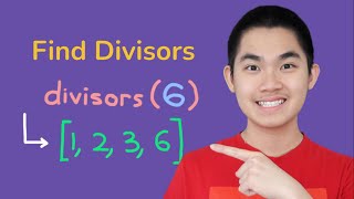 Find All Divisors of a Number For Loop vs Recursion [upl. by Miguela]