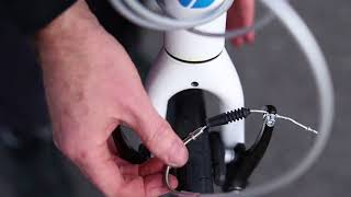 How To Release And Reconnect Bicycle VBrakes  Tech Tip  Tredz Bikes [upl. by Heurlin]