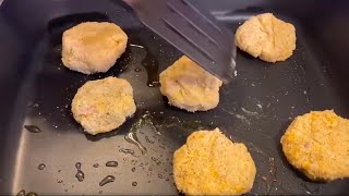 Homegrown  Cooking with Kids Tuna Patties [upl. by Ailsa]