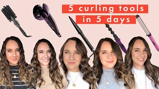 Testing 5 of the Best New Hair Curlers In 5 Days  ghd Amika Glamoriser VO5 Babyliss [upl. by Akemahs274]