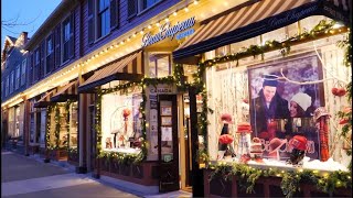 Niagara Holidays Shopping and Christmas Store in NiagaraontheLake Ontario Canada 4K [upl. by Red]