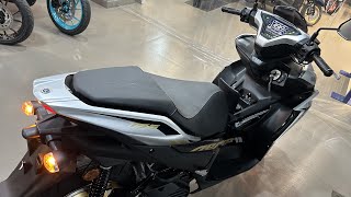 Finally here is 2023 E20 Yamaha Aerox 155 Detailed Review  On Road price New Update Features [upl. by Petra]