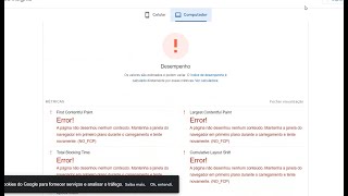 Resolvido  Resolved error Lighthouse returned error NOFCP  WordPress [upl. by Caril]