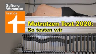 Test Matratzen 2020 So testen wir Matratzen amp ermitteln den MatratzenTestsieger [upl. by Flemings]