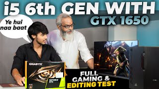 i5 6th gen  GTX 1650 Gaming and Editing Test 2024 [upl. by Anirbas227]