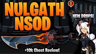 New Nulgath NSOD Farm New Drops and Merge 2023 Nulgath 10k Chest Review AQWorlds [upl. by Schlenger]