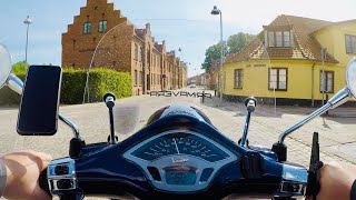 Vespa Primavera onboard 9 50cc 2020 NEW LOCATION [upl. by Chesnut]