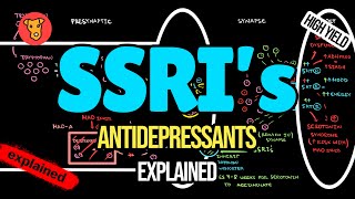 SSRI Mechanism of action Selective Serotonin Reuptake Inhibitors Side effects Pharmacology [upl. by Darin]