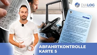 Abfahrtskontrolle Karte 5 erklärt LKWKlasse C  DIALOG BZ [upl. by Cook]