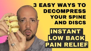 Get Instant Relief From Low Back Pain By Decompressing Your Spine And Discs  Dr Matthew Posa [upl. by Philpot]