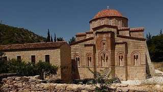 Daphni Monastery  Δαφνίου  Athens 🇬🇷 orthodoxchurches greece [upl. by Angy]