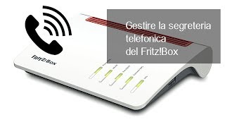 AVM Fritzbox 7590 segreteria telefonica [upl. by Oilicec]