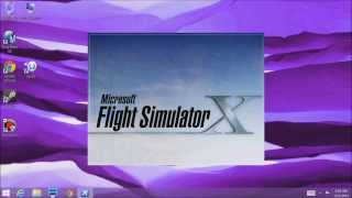 MS Flight Simulator X on Lenovo Yoga 13 [upl. by Zara]