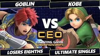 CEO 2024 TOP 8  Goblin Roy Vs Kobe Young Link Smash Ultimate  SSBU [upl. by Cates]