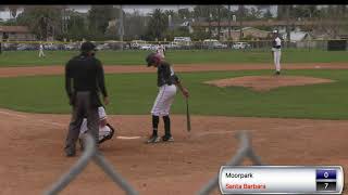 Santa Barbara vs Moorpark Baseball [upl. by Nosduj]