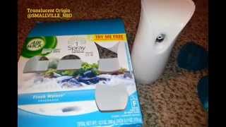 UNBOXING Air Wick Freshmatic Ultra Automatic Air Freshener System Starter Kit [upl. by Ahseya]