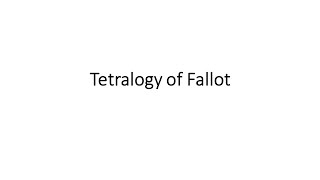 Tetralogy of Fallot [upl. by Arthur42]