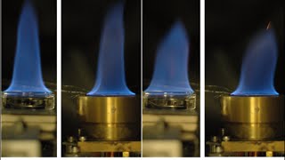 Observing the behavior of different solid fuels [upl. by Narahs]