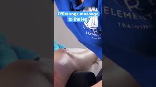 Effleurage massage to the leg [upl. by Gillespie]