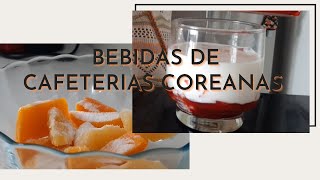 VLOG Bebidas de cafeterias coreanas 🥤🥤 [upl. by Allbee]